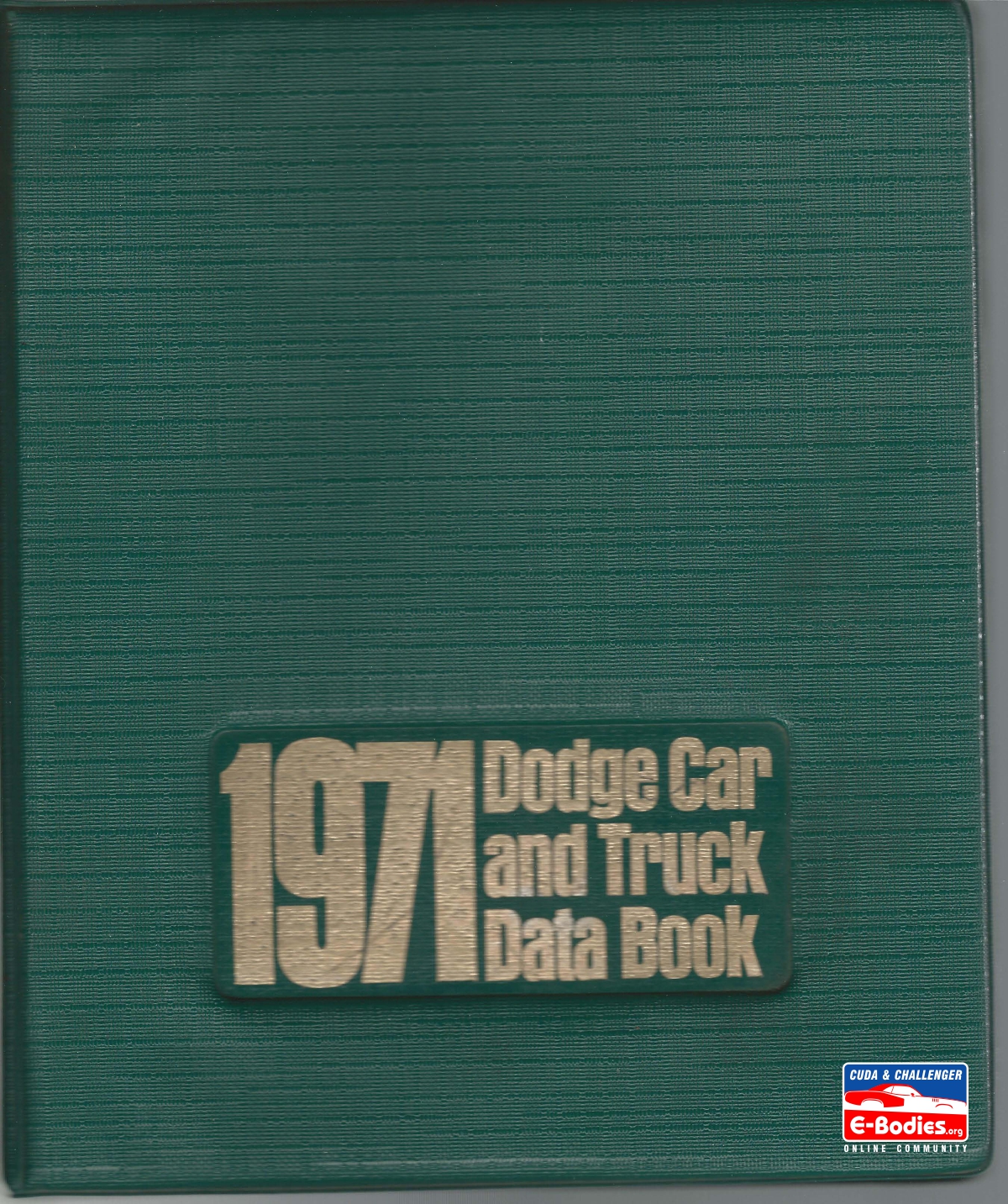 Attached picture 1971 Dodge Data Cover1.jpg